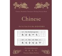 Chinese Characters Practice Book: Chinese Writing Practice Notebook - 拼音 田字格 本 Pinyin Tian Zi Ge Ben For Beginners Learning Chinese Mandarin Language