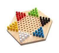 Chinese Checkers Set Multiplayer Family Board Games for Kids Adults Beginner