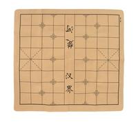 Chinese Chess Board Microfiber Leather Folding Travel Friendly Chess Mat Perfect Size for Learning Entertainment Gift Enthusiasts 54x60cm