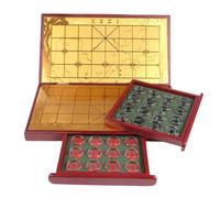 Chinese Chess (Xiangqi),Checkers Game Set Travel Crystal Board Games with Table Xiangqi 象棋(35mm)