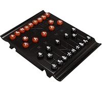 Chinese Chess (Xiangqi), Checkers Game Set Travel Wood Board Games Xiangqi 象棋,Mini with Black Sandalwood Table