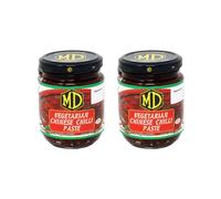 Chinese Chilli Paste 2X270g - MD - Authentic Sri Lankan Style Spicy Condiment - Versatile Hot Chilli Sauce for Stir-Fries, Dipping, Marinades and Spreads