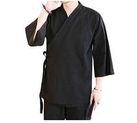 Chinese Chinese Kung Fu Costume Traditional Martial Arts Wing Chun Uniform Long Sleeve Button Shirt Pants Set, 01-black(only Top), Large
