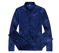 Chinese Clothing Tang Suit - Traditional China Martial Arts Kung Fu Tai Chi Long Sleeve/Short Sleeve Costume Suits for Men