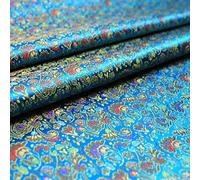 Chinese Cockscomb Brocade Silky Satin Fabric for Garments 90 x 100 cm, Sold by Meter