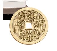 Chinese Coin, Talisman Pendant Necklace, Ornamental Collectible Wealth Amulet, Decorative Gift, Siehe Beschreibung, Zinc, See description
