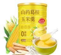 Chinese Corn Soup Powder, 600g Yam and Pueraria Corn Powder - Premium Natural Ingredients, Nutrient-Rich, Gluten-Free, Easy to Prepare - Ideal for Breakfast, Snack or Meal Replacement