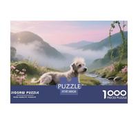 Chinese Crested, 1000-piece Jigsaw, Calming Yet Stimulating Indoor Activity, Perfect for Keepsakes Or Gallery Walls, Suitable for Ages 8+, Pet Dog, 38x26cm/1000pcs
