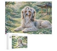 Chinese Crested Dog 1000Pc Jigsaw Puzzles Adults Children Cute Pet Animals Jigsaws Post-Retirement Leisure Challenging Puzzle Great Gift Seniors Stress Reliever 300 PCS
