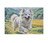 Chinese Crested Dog 300 Piece Jigsaw Puzzle for Adults Teens Cute Pet Game Room Decor Fun Challenge Whimsical Design for Game Lovers 300 PCS