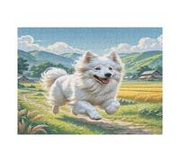 Chinese Crested Dog 500 Piece Jigsaw Puzzle for Adults Kitchen Wall Decor Art Project Precision Cut Great Gift for Art Lovers 500 PCS