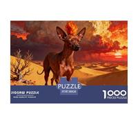 Chinese Crested Dog1000 Piece Puzzle Puzzle Cute Dogs Clever Puzzles for The Whole Family 38x26cm/1000pcs