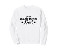 Chinese Crested Proud Dog Dad Paw Sweatshirt