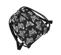 Chinese Cultural Embroidery Canvas Bucket Bag Adjustable Drawstring Shoulder Strap Roomy Main Compartment Daily Carry Essential Chinese Styles Canvas Crossbody Bag