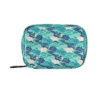 Chinese Culture Cloud Pattern aid Bag with Detachable Compartments Portable Medical bagportable Pill Organizer