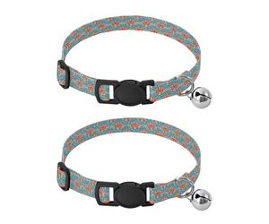 Chinese Culture Cloud Pattern Vintage Dog Collars Release Buckle Female And Male Dog Collar 2 Pack