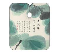 Chinese Culture Poetry and Painting Toddler Haircut Cape with Adjustable Snap Closure, Cool Capes for Clients Women capa para cortar Pelo 65" x 55"