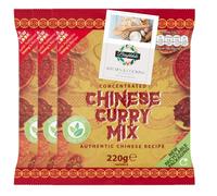Chinese Curry Mix Bundle for Yeungs Chinese Curry Mix 220g 3 Pack + Brightdale Kitchen Booklet
