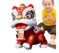 Chinese Dance Lion Toys, Toys for Dancing Lions, Electric Promotes Artistic EN | The Traditional Toys of Glücksmusik-Danzlöwen New Year's Eve, Decorative Mascot Figures