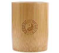 Chinese Divination Bucket I Ching Sticks Wooden Vintage Fortune Tool