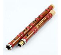 Chinese Dizi Bamboo Flute Clarinet for Beginner Handmade Musical C,D,E,F,G Tune Transverse Flutes(D)