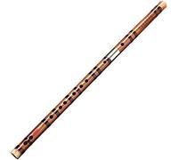Chinese Dizi Bamboo Flute Newbie Learning Traditional Bamboo Black C, D, E, F, G(Color:C)