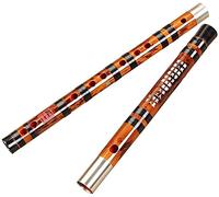Chinese Dizi Refined Bamboo Flute Professional Adult Children Beginners Play Transverse Flute Clarinet - C,D,E,F,G Tune(Color:D)
