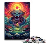 Chinese Dragon 1000 Piece Jigsaw Puzzles for Adults for Gifts Best Gift Suitable for And Teenager 14 And Up 75x50cm