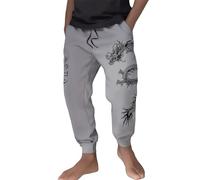 Chinese Dragon 3D Printed Jogging Bottoms for Men Casual Fashionable Streetwear High Waist Sports Trousers Regular Fit Street Trousers with Pockets Loose Fit Trousers Comfortable Soft Running Trousers
