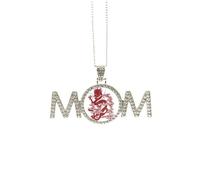 Chinese Dragon Animal Portrait Mothers Day Gift for Mom Nana Grandma Necklace Birthday Jewelry