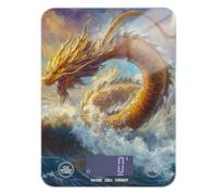 Chinese Dragon Cool Easy Clean Small Food Scale Travel 11lb/0.18oz, 5kg/5g Kitchen Scale Grams with 4 Unit for Cooking Keto Spices (Batteries not Included)