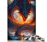 Chinese Dragon Fantasy Jigsaw Puzzles for Adults 1000 Piece Jigsaw Puzzles for Adults Puzzle 1000 Pieces Puzzle Gifts 1000pcs (75x50cm)