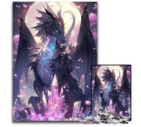 Chinese Dragon Fantasy Jigsaws 1000Pieces for Adults Challenging Puzzles Interactive Family Game DIY Home Decor Brain Challenge Gift 1000 PCS(75x50cm)