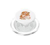 Chinese Dragon Fire Zodiac Mythical Asian Symbol Art PopSockets PopGrip for MagSafe