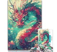 Chinese Dragon Jigsaw Puzzles for Teenagers 1000 Piece Puzzle,family Fun Games Is Ideal As A Gift for The Whole Family 50x75cm