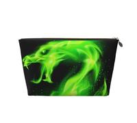 Chinese Dragon Leather Travel Wash Bag, Stylish and Durable, Easy to Carry