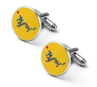 Chinese Dragon Men’s Metal Cufflinks Classic Cufflink Jewelry Gift for Studs Tuxedo Shirts Business Wedding