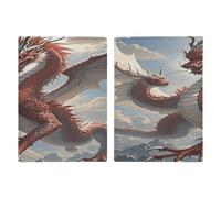 Chinese Dragon Passport Holder for Travel Essentials Leather Passport Cover Passport Wallet Cover Case Cute Passport Book Holder Passport Holder Covers Case for Women Men
