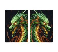 Chinese Dragon Passport Holder Slim PU Leather Passports Wallet Portable Passports Protector Passport Cover