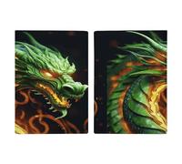 Chinese Dragon Passport Holder Waterproof Travel Wallet Passport Cover PU Leather Passports Protector With Card Slots