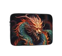 Chinese Dragon Print Laptop Case 17 inch Shockproof Protective Notebook Bag Water Resistant Laptop Sleeve