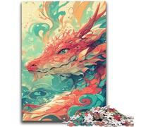Chinese Dragon Puzzles for Adults And Teenagers,Challenging Game And Family Play for Is Ideal As A Gift for The Whole Family (50x75cm)