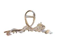 Chinese Dragon Shape Hair Clip Cosplay Hair Clip For Woman Girls Taking Photo Banquet Party Non Slip Claw Clutcher For Woman Thin Clutcher Small Alloy Party Daily Use
