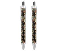 Chinese Dragon Smooth Retractable Ballpoint Pens Personalized Rolling Ball Pen Black Ink Office Supplies for Men Women 2 PCS