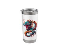 Chinese Dragon Stainless Steel Insulated Tumbler