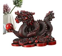-Chinese Dragon Statue Our Dragon Statue is made from resin and designed to last. Dragon Figurine - Money Dragon Home