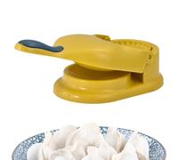 Chinese Dumpling Maker Machine - Manual 2 in 1 Meatball Mold Press - Multifunctional Leather Wrap Mold Cutter for Boiling Ball Wrappers, Empanada Maker, Pas