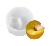 Chinese Easy to Cleans Pastries Flexible Silicone for Moon Rabbits Themed Mousses Cakes Home Baking Accessory