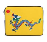 Chinese Empire Under The Qing Dynasty Flag Laptop Sleeve Bag Protective Laptop Carrying Case Cover for 10/12/13/15/17 Inch