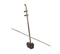 Chinese Erhu, Black Sandalwood Hexagonal Erhu Chinese Folk Traditional With Accessories 81x13cm